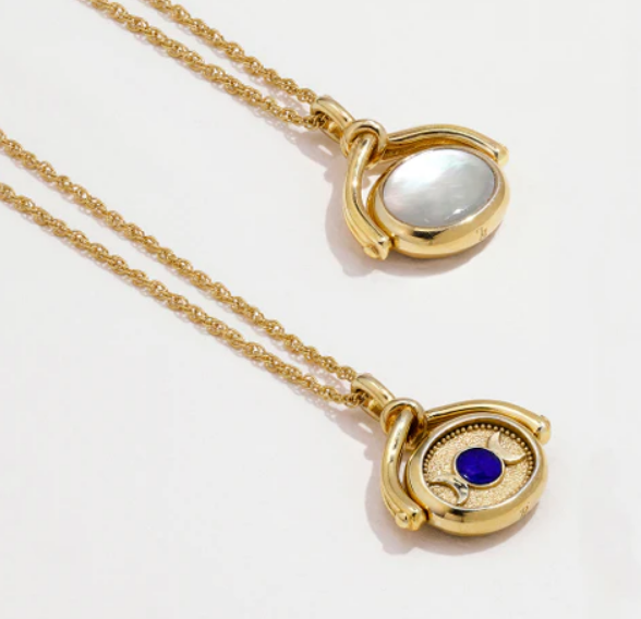 Coterie x Pamela Love Mother Moon Necklace